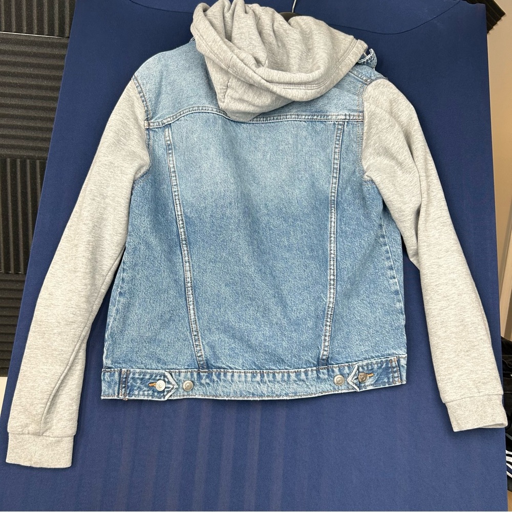 H&M Men's Blue Denim Classic Jean Jacket Size Medium - Picture 8 of 15